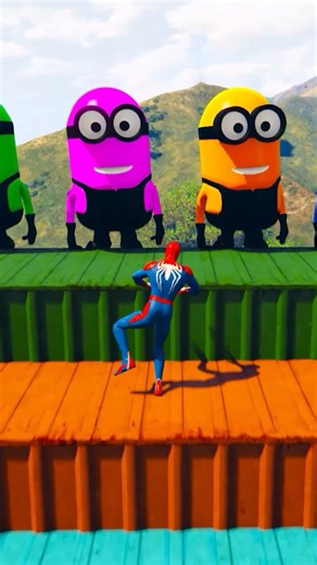 GTA 5 Epic Water Ragdolls Spiderman Jump/Fails Ep 287#shorts​