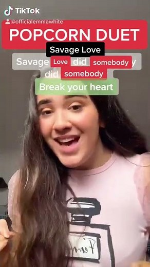 SING WITH ME CHALLENGE! SAVAGE LOVE JASON DERULO POPCORN DUET #shorts