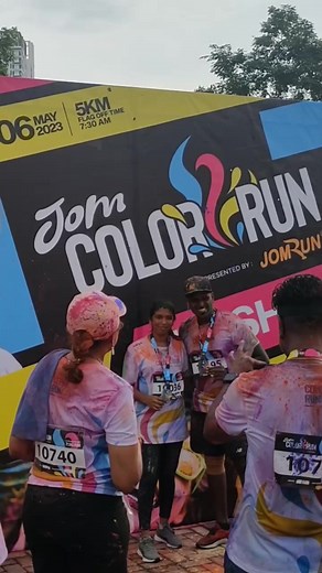 A colourful morning with Jom Color Run in Johor! 🌈🌤 We hope you guys had an enjoyable moment with us! 🤩🎉 #JomRun #JomColorRunPresentedbyJomRun #JomColorRun | JomRun