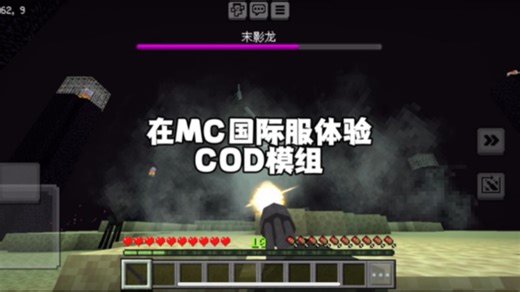 我的世界：在MC国际服体验COD模组