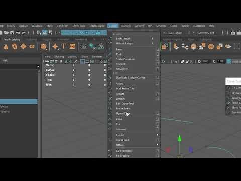 Maya Curves and Planar Surface