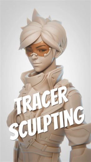 Sculpting Tracer Fast in Blender