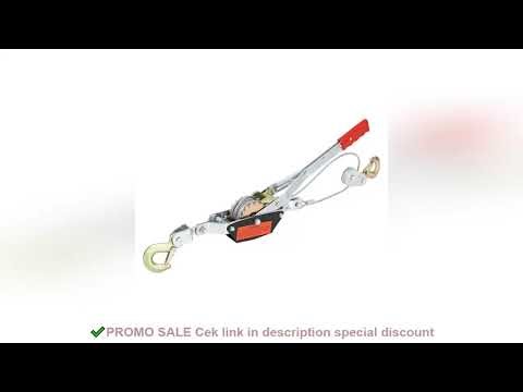 SucceBuy Come Along Winch 2/4/5 Ton Pulling Capacity Heavy Duty Ratchet Automotive Hoist Power Cable