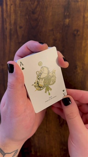 Year of the horse playing cards #cardistry #playingcards #horse #yearofthehorse