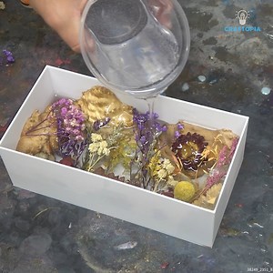 5.2K views · 359 reactions | Dried Flowers Glow in a Burl Lamp | Craftopia | Facebook