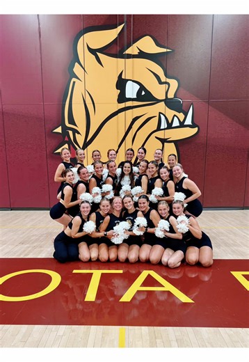She’s back for year FOUR!!! We can wait to share this special routine with everyone!!🐶❤️💛 #pom #nattyspom #umddt #umd