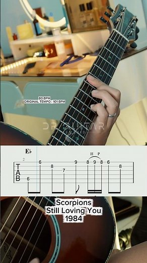 Still Loving You has the original tempo of 101 BPM. In this video, I play it at 80 BPM