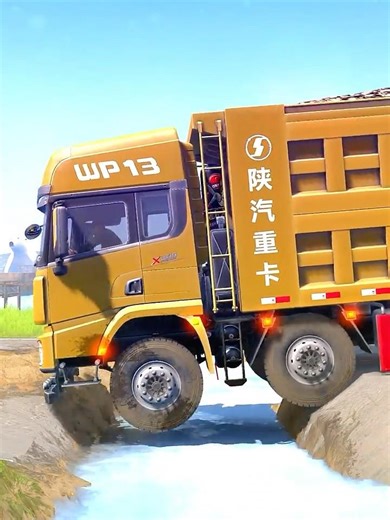 Spintires: MudRunner -SHACMAN DELONG X3000 Towing a Truck on a Snowy Road Ep 550