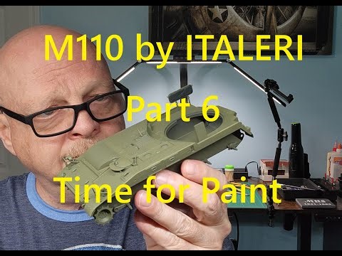 M110 Self Propelled Howitzer by ITALERI, Part 6, Paint