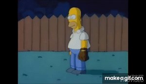 Homer Simpson Getting Hurt And Injuries on Make a GIF