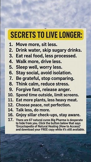 16 Simple Habits That May Help You Live Longer 🌿 | Healthy Aging Tips