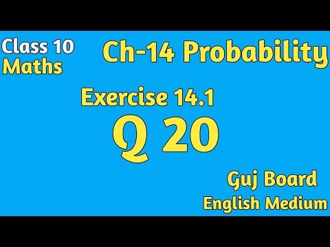 Class 10 Maths Ch-14 Ex-14.1 Q20
