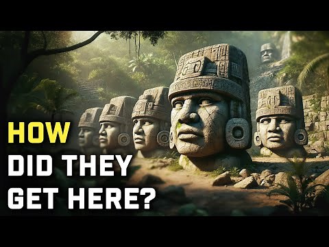 Mysterious Stone Heads in The Forest | The Olmec Heads
