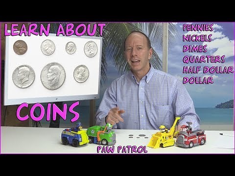 Learn about Coins - Penny, Nickel, Dime, Quarter, Half Dollar