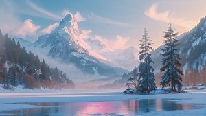 Serene Winter Desktop Backgrounds: Snowy Scenes & Frosty Landscapes Digital Wallpaper Collection - Etsy