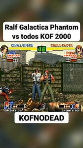 Ralf galactica phantom vs Kyo kof 2000 #kofnodead #kof #kof2000 #arcade #games #reels #galacticaphantom #ralfkof #kyokusanagi | KOFNODEAD