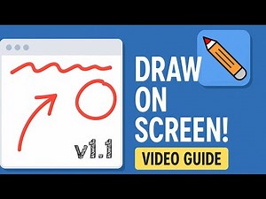 Draw On Screen | Chrome extension | Guide