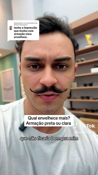 Óculos que envelhecem: Armação preta ou clara?