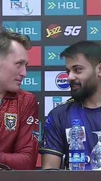 All the captains of psl teams are giving their interview.