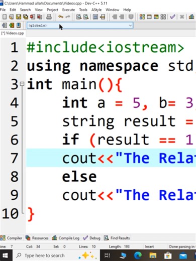 C Parogramming#CodeWithHammad #viralvideos #faryoupage #viral #followformore👉🏽👉🏽