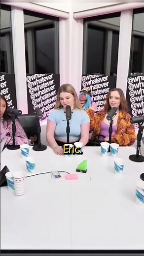 Girl flashes right after getting kicked off podcast