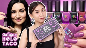 Nail Makeover: Holo Safiya x Taco Edition | Tina Yong
