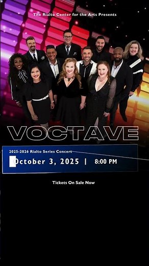 Voctave Takes the Rialto Stage - Oct 3rd
