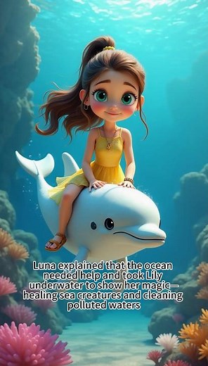 Lily and the Magical Dolphin | Short Story for Kids