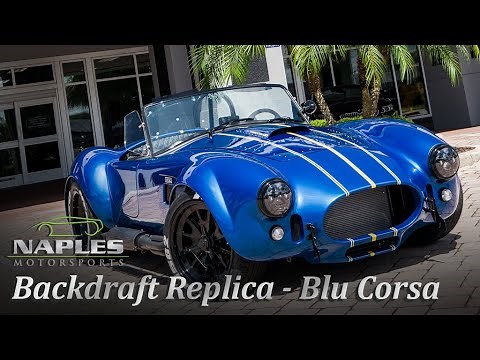 1965 Backdraft Shelby Cobra Replica in Blue Corsa