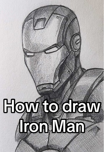 Cómo dibujar a Iron Man: Tutorial fácil