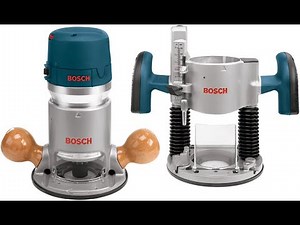 BOSCH 1617EVSPK Wood 12 Amp Router Tool Combo Kit Review - Pros & Cons - BOSCH router