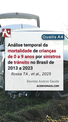 Análise temporal da mortalidade de crianças de 0 a 9 anos por sinistros de trânsito no Brasil