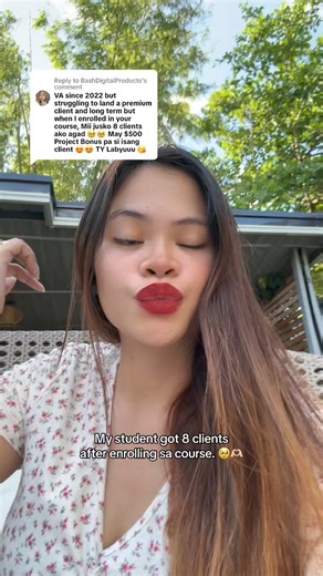 1.4M views · 14K reactions | My student got 8 clients as a virtual assistant after ng course 凉懶I am so proud as your coach. Seeing you guys winning in this industry makes me feel so proud and happy that I gotta chance to be part of your journey. #freelance #freelancer #virtualassistant #fyp #freelancers #freelancing #workfromhome #socialmediamanager #virtualassistantcoach #virtualassistantontiktok | Your Best Virtual Assistant | Facebook