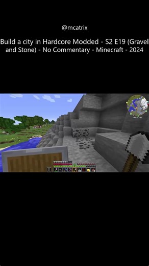 Build a city in Hardcore Modded - S2 E19 (Gravel and Stone) - No Commentary - Minecraft 2024 PART 12