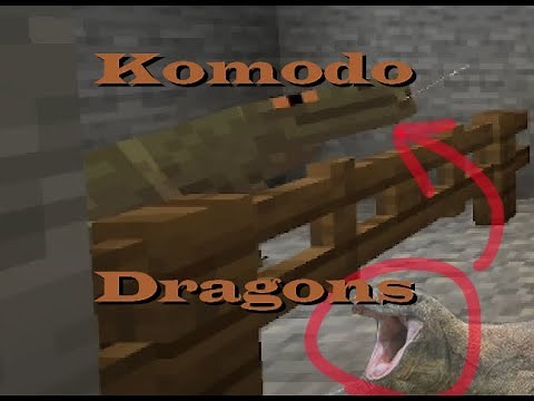Komodo Dragons (Minecraft Alex's Mobs)