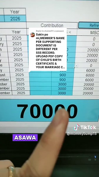 Replying to @chaime91 single pdf lang lahat yan live birth at marriage certificate ng una mong asawa. SSS MATERNITY BENEFITS IN 2026 SSS MATERNITY APPROVAL SSS MATERNITY COMPUTATION SSS MATERNITY APPLICATION PROCESS SSS MATERNITY QUALIFYING MONTHS SSS MATERNITY BENEFITS CLAIM SSS MATERNITY REQUIREMENTS SSS MATERNITY BENEFITS LATE FILE Qualifying months of SSS 2026 SSS PENSION COMPUTATION SSS MAT1 REQUIREMENTS SSS MAT2 REQUIREMENTS SSS DEADLINE OF PAYMENT 2026 #sss #momtok #ftm #maternity