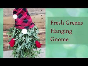 Hanging Evergreen Gnome