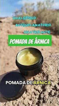 Cómo hacer pomada de árnica. Antiinflamatoria, cicatrizante y analgésica. Muy fácil #arnica #pomada