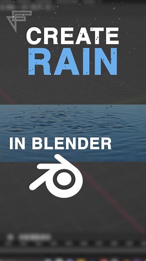 Faebe Tutorials on Instagram: "Blender Rain Simulation Tutorial ✔️ #b3d #blender3d #blendertutorial #blender"