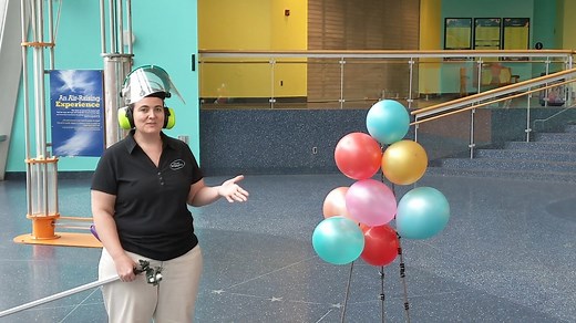 1K views · 25 reactions | Why do we fill balloons with helium instead of hydrogen if they both make balloons float? Well here's why… #MSCExplains #LetsScienceTogether | Maryland Science Center | Facebook