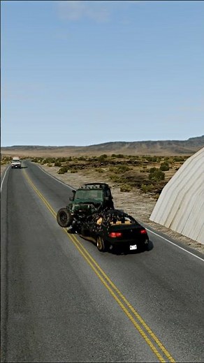 Realistic Highway Car Crashes #584