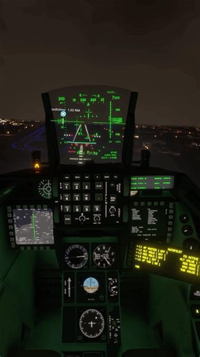 MSFS2024- ILS Landing #msfs2024 #aviation #fypシ゚viral #msfs2020 #f16 #f16fightingfalcon