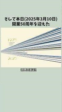 山陽新幹線の全線開業50周年