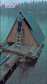 From Foundation to Interior Design — Building a Modern A-Frame Tiny House on an Island 🏝️