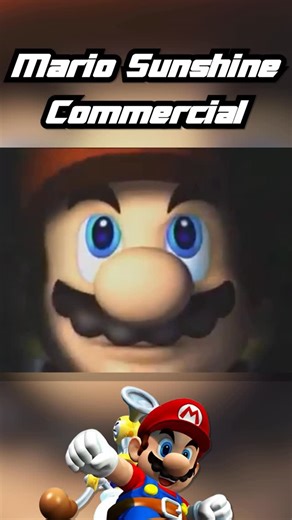 CakeHoarder Games 🍰 on Instagram: "Old Japanese Mario Sunshine commercial! 🌞💧 #mario #gamecube #nostalgia"