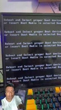 How to fix Computer Reboot and select proper boot device #trending #tutorial