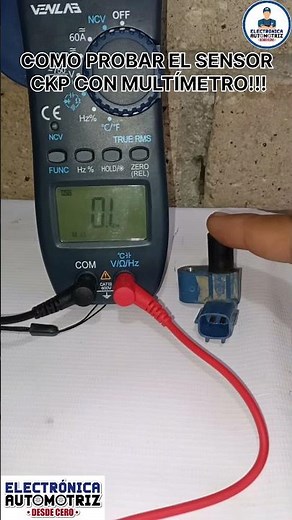 HOW TO TEST THE CKP SENSOR WITH A MULTIMETER!!! #automotiveelectronics #automobile