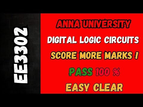 EE3302 Digital Logic Circuits important Questions 💯 Pass Score More Marks AnnaUniversity