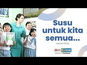 Iklan Susu Indomilk feat. Joshua dan Rachel Amanda (2002)