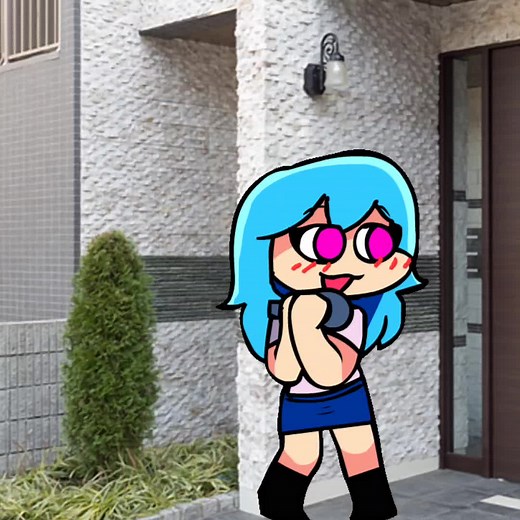 Boyfriend and Sky in Friday Night Funkin' Adventure